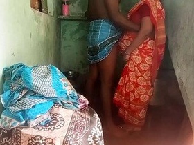 Intimate video of a Tamil wife's passionate home encounter