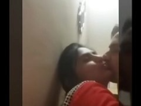 Desi siblings have sex in the bathroom while alone at home