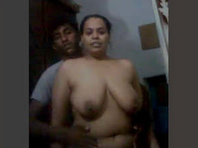 Indian aunty and her young neighbor's intimate encounter