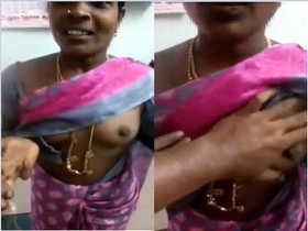 Tamil wife gets intense pleasure from Deever's pressure on her chest