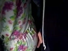 Brazilian girl's intense reaction to rough sex on bus