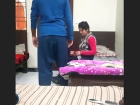 Desi auntie has sex with my buddy when he's away