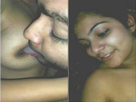 Desi girlfriend gives oral pleasure to her partner