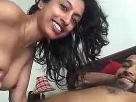 Indian girlfriend's oral pleasure and intense intercourse with boyfriend