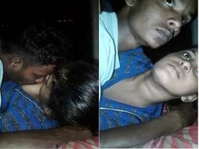 Pretty Indian girl gives oral pleasure to her partner