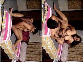 Busty Indian wife saves husband from masturbation