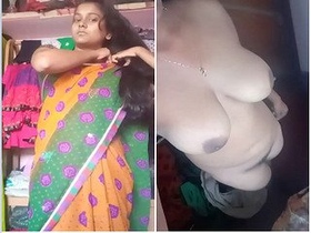 Indian girl strips and reveals her naked body