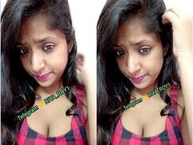 Naughty Indian babe flaunts her body and talks dirty in Hindi