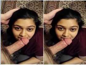 A stunning girl from HPI performs a blowjob