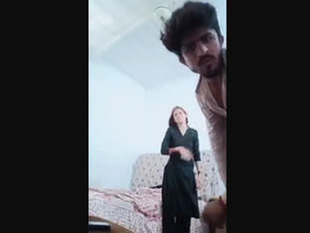 Desi couple enjoys passionate sex in a dorm room