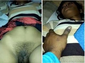 Desi couple's steamy sexual encounter with pussy grabbing and kissing