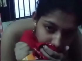 Indian wife gives a handjob to her husband
