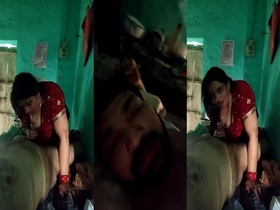 Lustful couple indulges in midnight sex on camera