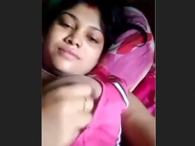 Sensual video featuring stunning bhabhi and her ample bosom