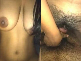A sexy Indian girlfriend has sex with her boyfriend