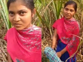 Caught in the act: A couple gets down and dirty in the open