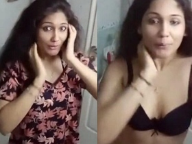 Sensual Indian woman Bhabi reveals herself in the restroom