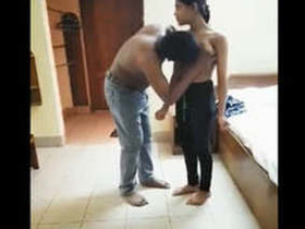 A young and attractive call girl gets intimate with her client