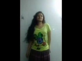 Watch Desi college girl Ramya in action