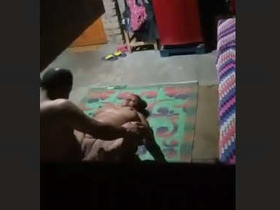 Secret rendezvous between a couple in the village caught on camera