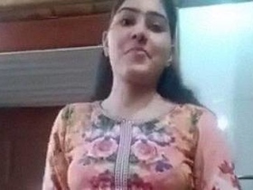 Watch a Pakistani aircrew member seductively undress in a solo video