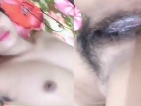 A country girl reveals her intimate parts for the camera