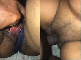 Tamil couple's steamy bathing and sex session