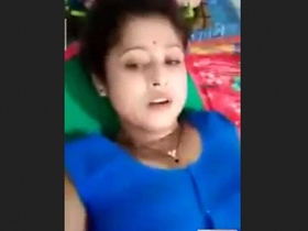 The Bhabhi's vagina is penetrated with less intensity than usual