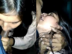Desi couple has sex in the open at night