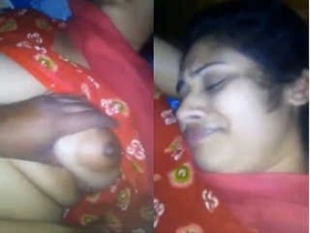 Desi bangla sister's boobs squeezed and fucked hard