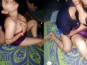 Watch this newlywed couple indulge in hot sex on camera