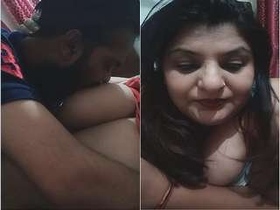 Hot Indian bhabhi gets a blowjob and fucked on camera