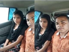 Indian couple's passionate kissing in bed