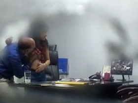 Office sex scandal in India caught on camera