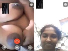 Sri Lankan wife flaunts her body on video call