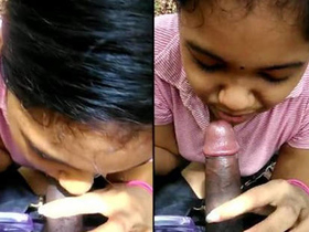 Tamil-speaking babe gives head to two guys in the wilderness