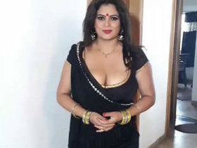 Sapna Bhabhi's voluptuous breasts on full display
