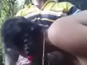 Bengali girl's wild sex in the jungle
