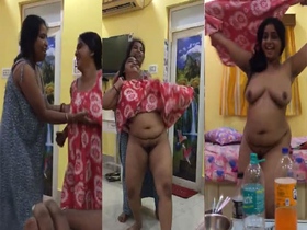 Intoxicated Indian bhabhi strips and dances in front of her brother-in-law