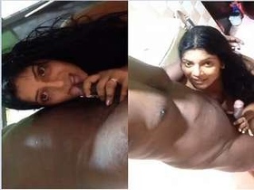 Indian lover's sensual romance and oral pleasure