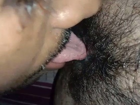 Indian wife pleasures herself with her wet pussy