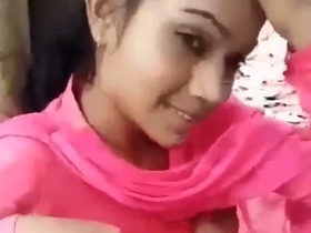 A college student gets caught in the act by a man