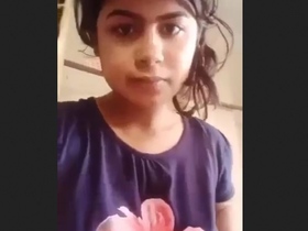 A charming Indian beauty indulges in self-pleasure on camera