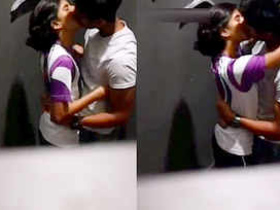 Indian couple engages in intimate acts within a college changing facility