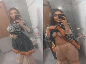 Pakistani girl flaunts her big breasts in a steamy video