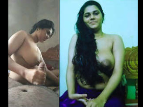 Watch the sizzling hot Indian wife in action in the latest update