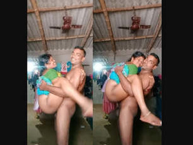 Rural Indian girl has sex with younger brother in village
