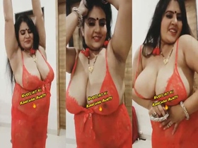 A stunning busty wife flaunts her mischievous side