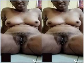 Indian wife flaunts her breasts and vagina in exclusive video