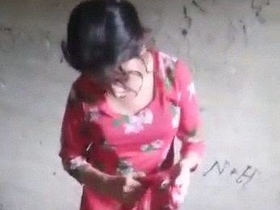Young Indian girl from Kanpur gets naughty in a sexy outfit